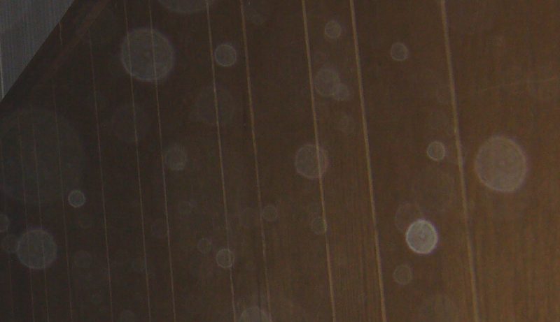 image: Orbs created with baking flour