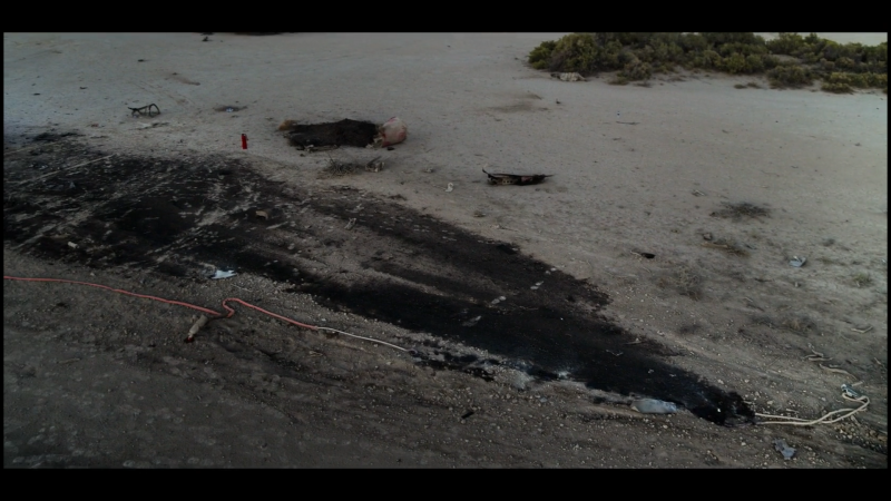 Jessi Combs - North American Eagle Project car, post crash - parachute