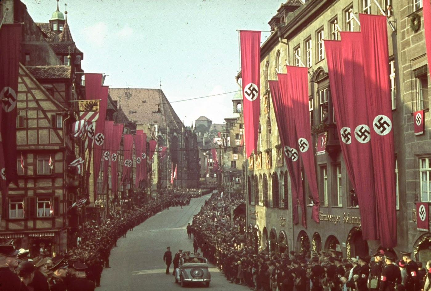 Parade in Nuremberg, Germany, 1938