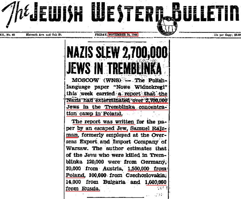 Treblinka Samuel Rajzman report