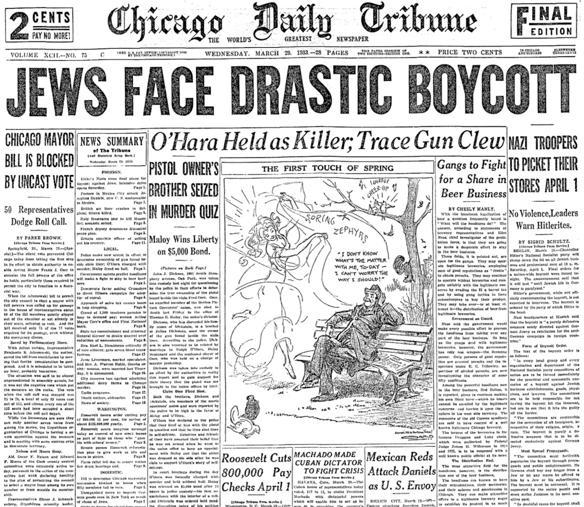 Jews face boycott