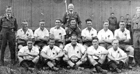 British POW Soccer Team at Auschwitz
