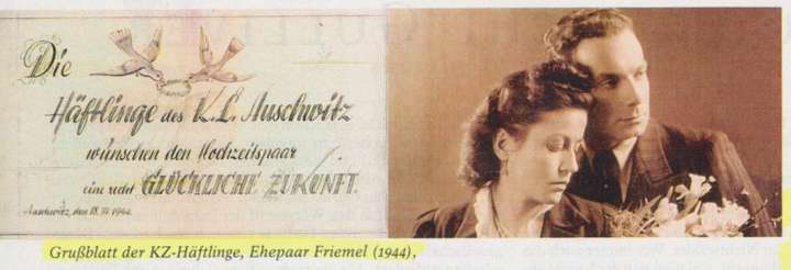A marriage document from Auschwitz