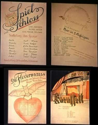 Flyer for theater performance at Auschwitz