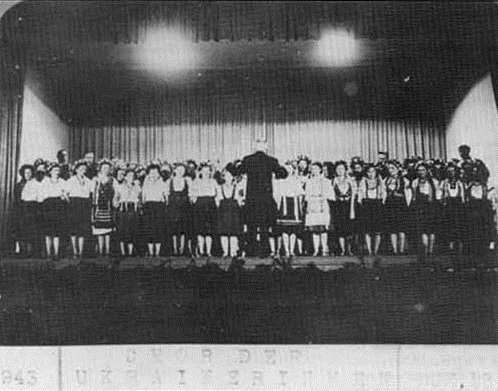 Ukrainian women's choir at Auschwitz