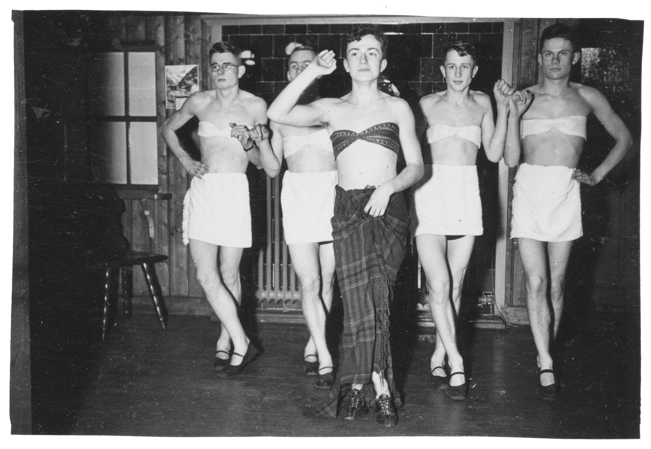 Cross-dressers in Berlin, Germany, circa 1940